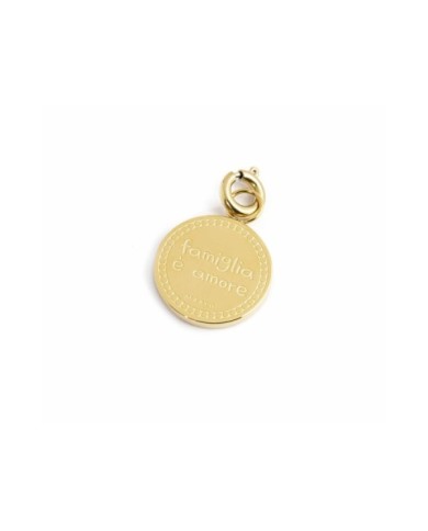 Charm gatto con cristalli