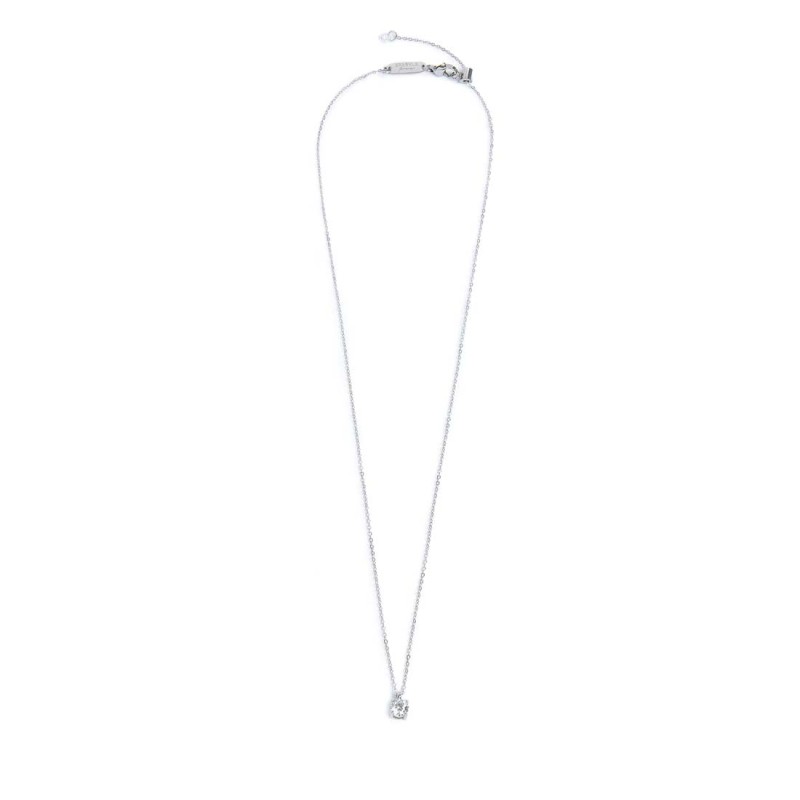 Collana catena cutting cross zircone centrale 5,25mm