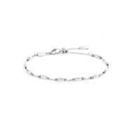 Bracciale catena con perle irregolari