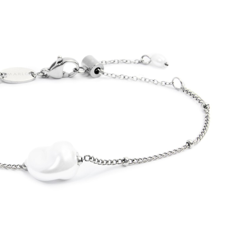 BR ACC CAT GRUMETTA CON SFERE E PERLA IRR.