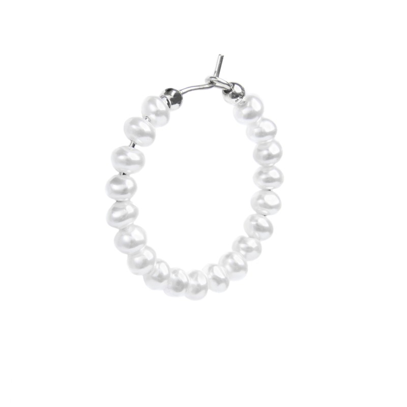 OR MONO ACC CERCHIO CON PERLE IRREGOLARI