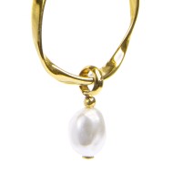 OR ACC MONO CERCHIO CON PERLA OVALE PEND