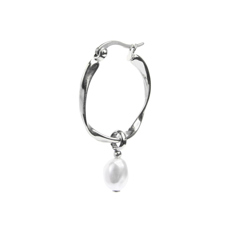 OR ACC MONO CERCHIO CON PERLA OVALE PEND