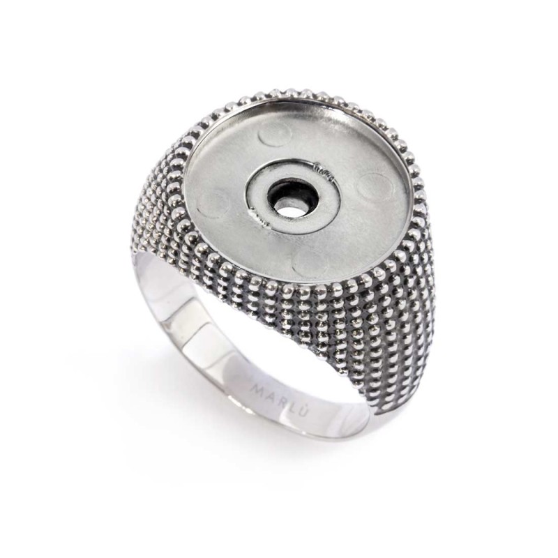 ANELLO ACC TONDO PUNTINATO