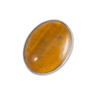 PIASTRINA OVALE PIETRA COMPOSITA BOMBATA