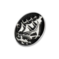 Piastrina ovale veliero changy