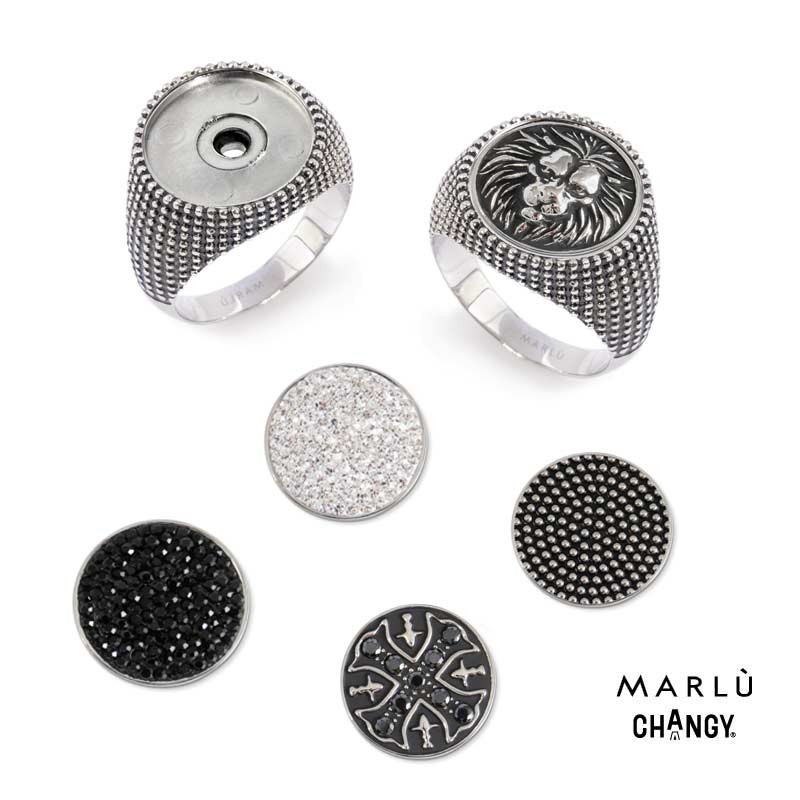 Anello tondo puntinato changy