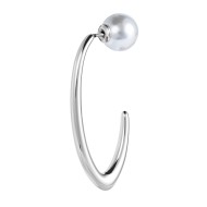 OR ACC MONO OVALE APERTO CON CHIUSURA PERLA