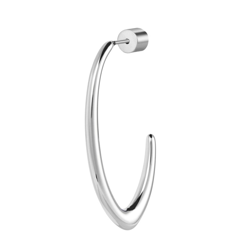 OR ACC MONO OVALE APERTO CON CHIUSURA PERLA