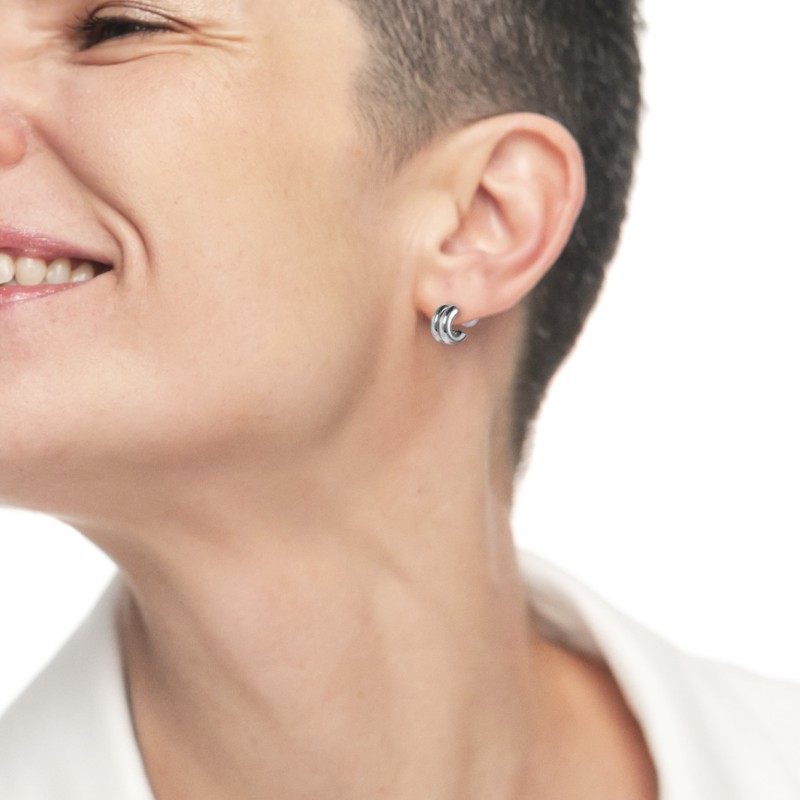 OR ACC MONO CERCHIO DOPPIO D1,4CM CON CHIUSURA PERLA