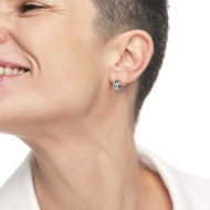 OR ACC MONO CERCHIO DOPPIO D1,4CM CON CHIUSURA PERLA