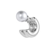 OR ACC MONO CERCHIO DOPPIO D1,4CM CON CHIUSURA PERLA