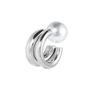 OR ACC MONO CERCHIO DOPPIO D2,1CM CON CHIUSURA PERLA