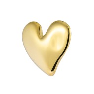 Orecchino a lobo cuore irregolare 2,1cm