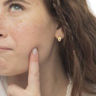 Orecchino a lobo goccia