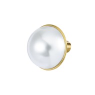 Orecchino a lobo con perla 1,5cm