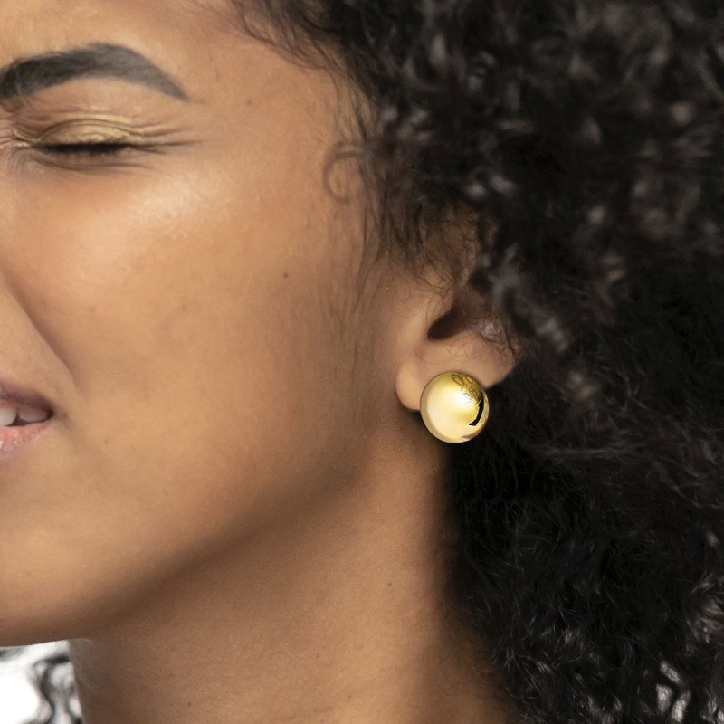 Orecchino a lobo bottone 2,5cm