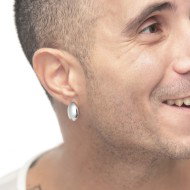 OR ACC MONO A LOBO A BOTTONE OVALE 1,6X1,2CM