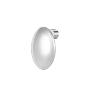 Orecchino a lobo bottone ovale 1,6cm