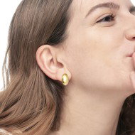 OR ACC MONO A LOBO A BOTTONE OVALE 1,6X1,2CM