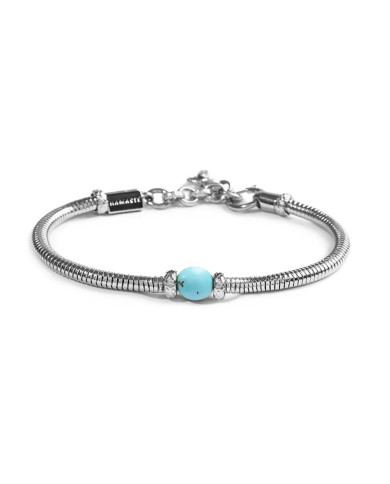 Bracciale catena snake con sfera centrale