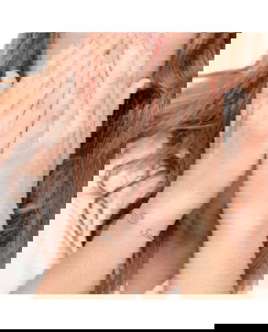 Bracciale rigido cerchi con zirconi bianchi