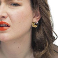 OR ACC MONO CERCHIO DOPPIO D2,1CM CON CHIUSURA PERLA