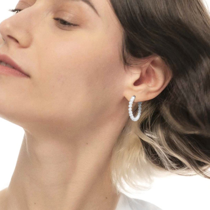 OR MONO ACC CERCHIO CON PERLE IRREGOLARI