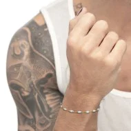 Bracciali con perle ovali e perle irregolari