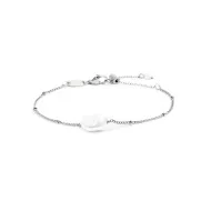 Bracciali con perle ovali e perle irregolari