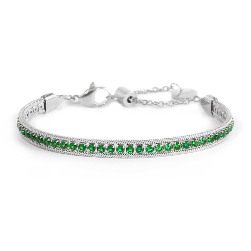 Bracciale tennis e bracciale con perla