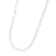 Collana con zircone nero e collana con perle