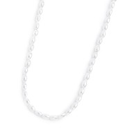 Collana con zircone nero e collana con perle