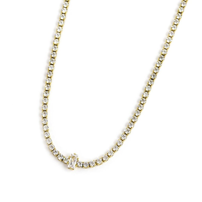 Collane con zirconi bianchi