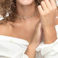 Collane con zirconi bianchi