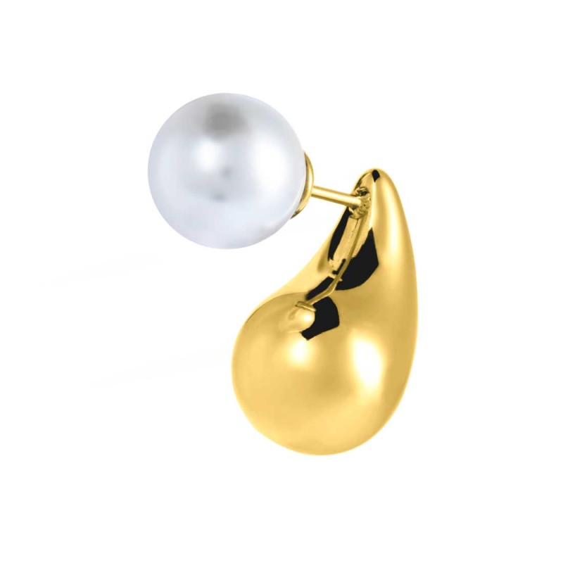 OR ACC MONO A GOCCIA L 1,8CM CON CHIUSURA PERLA