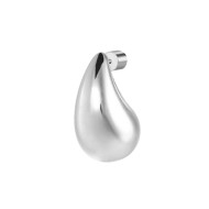 Orecchino a lobo goccia 1,8 cm con chiusura perla