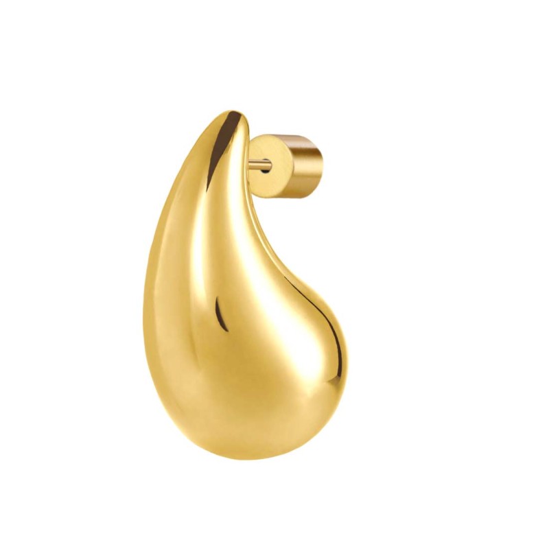 OR ACC MONO A GOCCIA L 2,6CM CON CHIUSURA PERLA