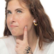 OR ACC MONO GILDA 2,9CM CON CHIUSURA PERLA