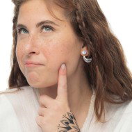 OR ACC MONO GILDA 2,9CM CON CHIUSURA PERLA