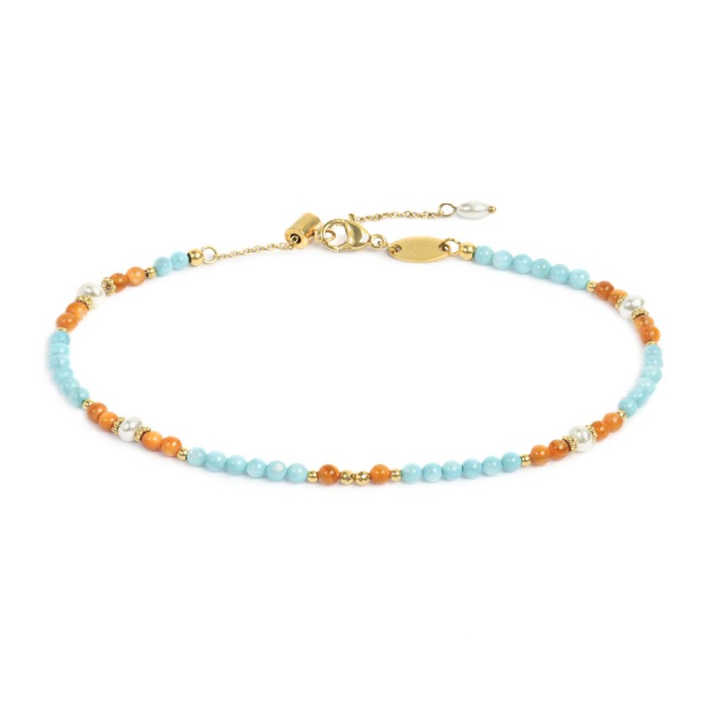 CAVIGLIERA ELEMENTI IN MADREPERLA COLORATI