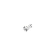 Orecchino a lobo con zircone 6mm
