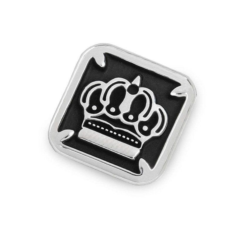 Piastrina quadrata con corona changy