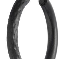 Orecchino a cerchio 2,1 cm trama diamantata