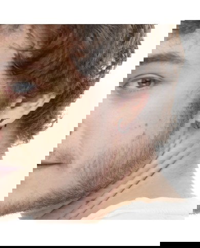 Orecchino a cerchio ritorto 1,7 cm