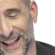 Orecchino a cerchio ritorto 1,5 cm