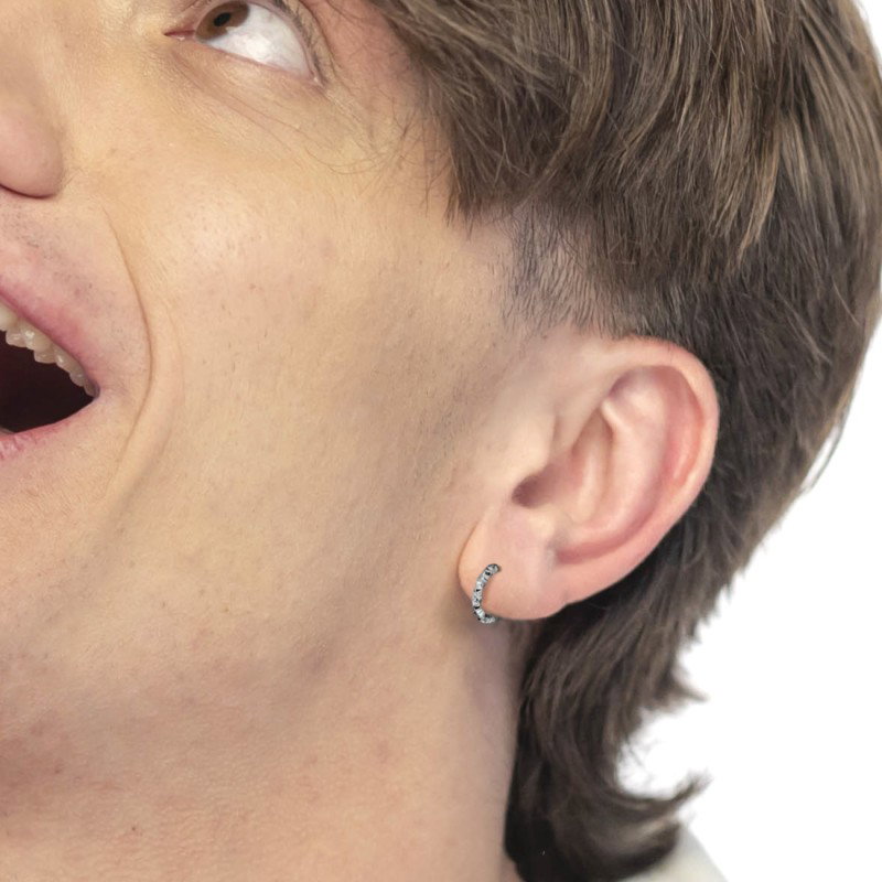 OR ACC MONO CERCHIO D1,5CM RITORTO TRAMA DIAMANTATA