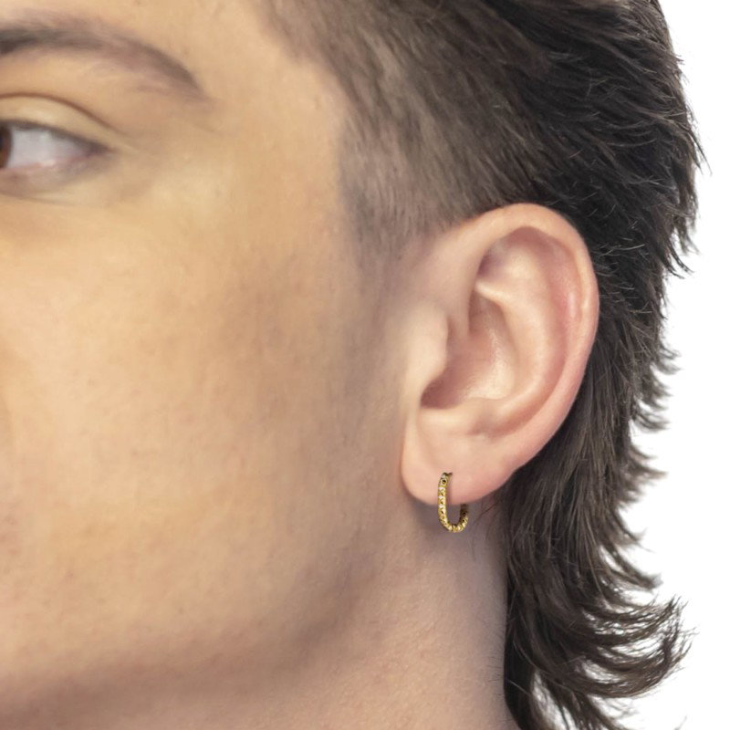 OR ACC MONO OVALE TRAMA DIAMANTATA 1,8x1,3CM