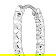 OR ACC MONO OVALE TRAMA DIAMANTATA 1,8x1,3CM