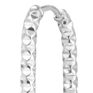 OR ACC MONO OVALE TRAMA DIAMANTATA 2,1x1,5CM